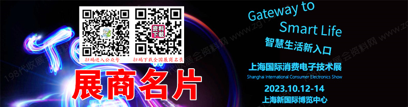 2023上海TechG国际消费电子技术展展商名片【55张】