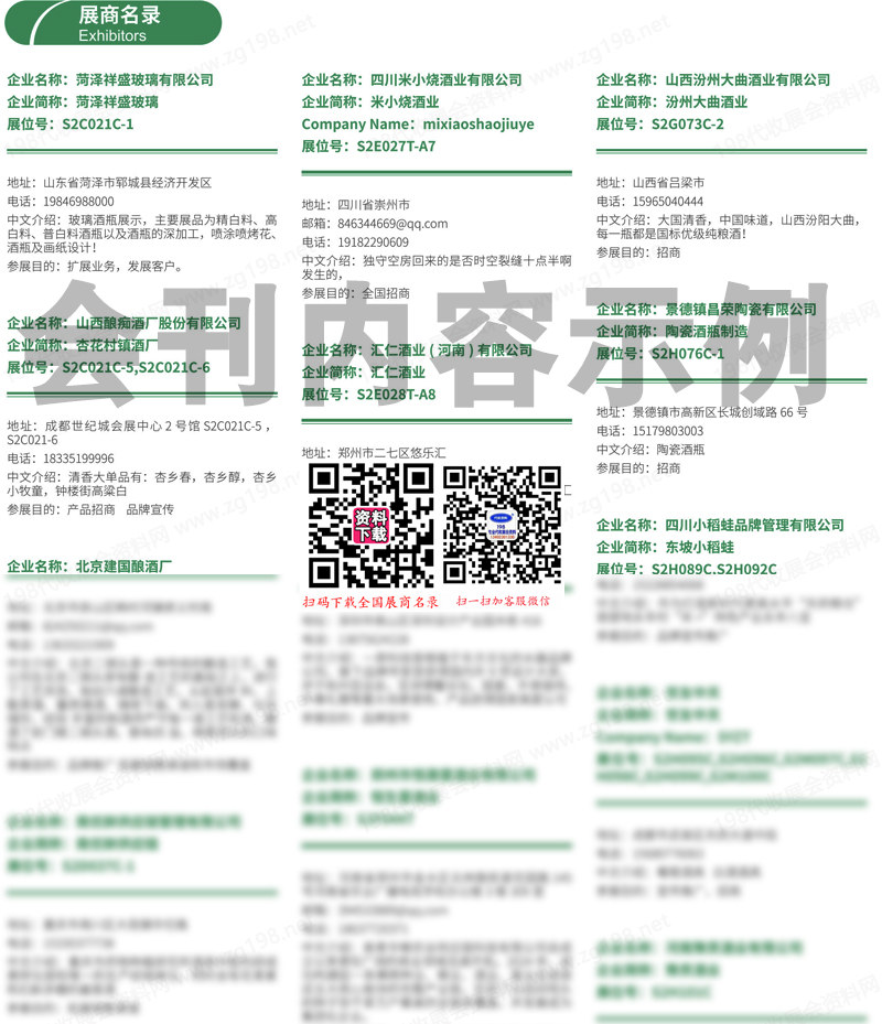 2025成都糖酒会、第112届全国糖酒商品交易会会刊