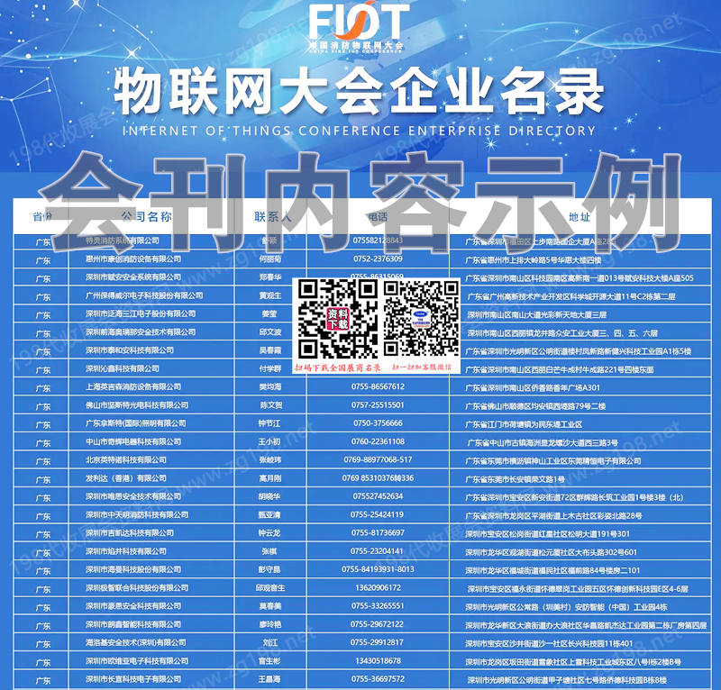 2020杭州FIOT中国消防物联网大会会刊