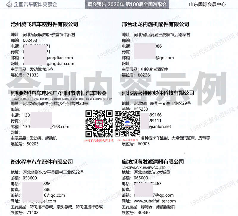 2026重庆第99届全国汽配会会刊