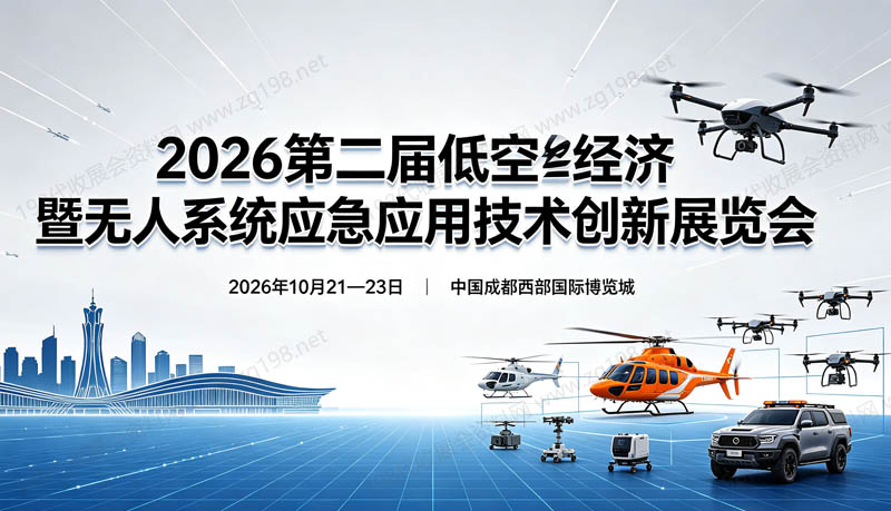 2026第二届低空经济暨无人系统应急应用技术创新展览会